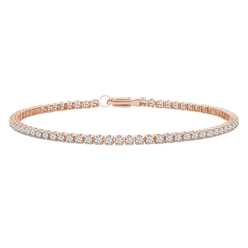 Zlatý tenisový náramok s lab-grown diamantmi Shimayra