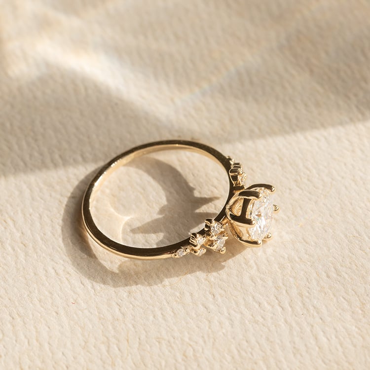 Zásnubný prsteň s lab-grown diamantmi Olha 138518