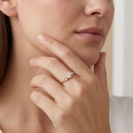 Rozvodový prsteň s lab-grown diamantmi Olha