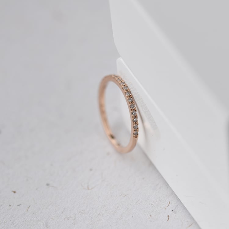 Eternity prsteň s 1.50mm moissanitmi Qenyl 105311