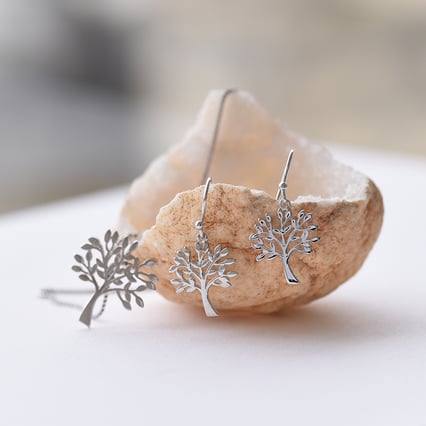 Strom života v striebornej kolekcii šperkov Kalyan