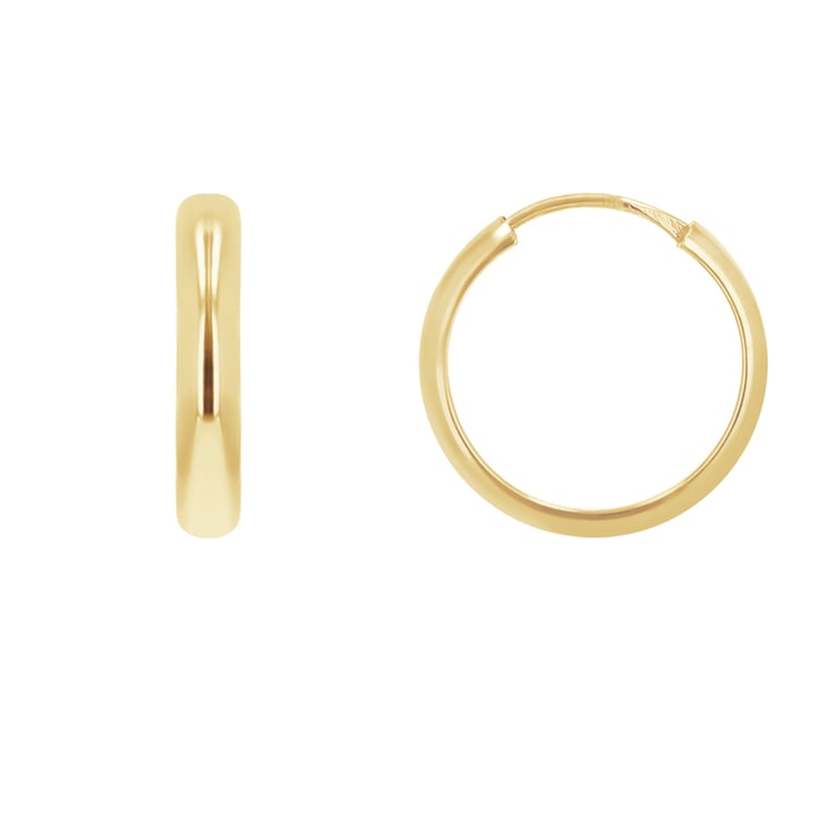 Zlaté kruhové náušnice Devine 108324