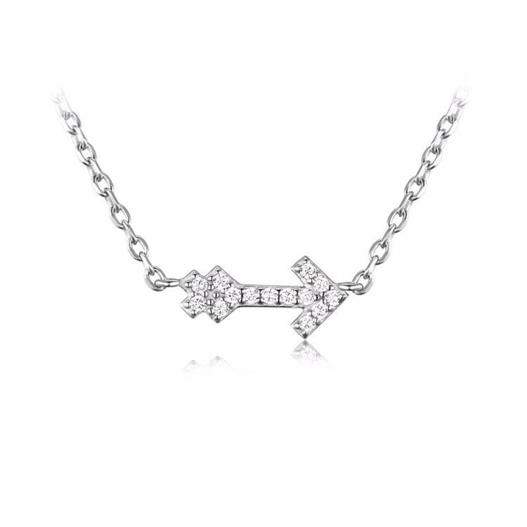 Strieborný náhrdelník s amorovým šípom Rafael