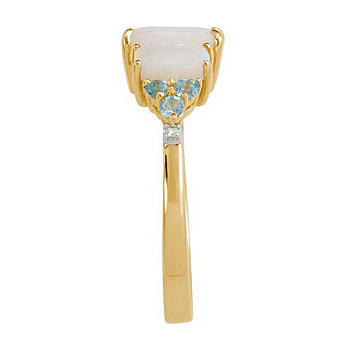 Prsteň s opálmi zlatý 52960