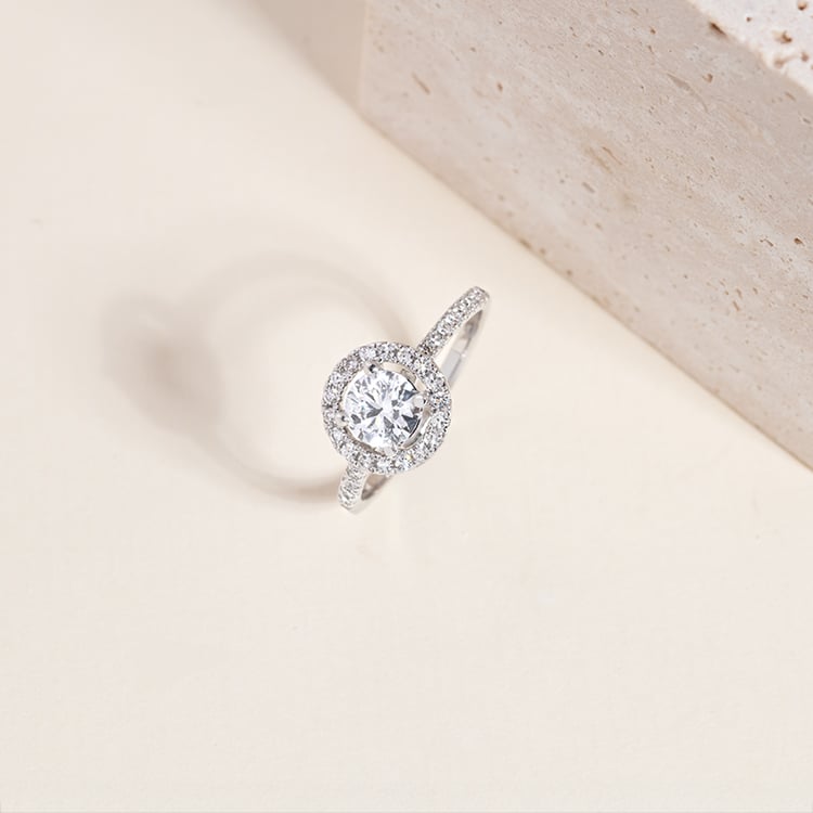 Zlatý zásnubný prsteň s 0.70ct IGI certifikovaným lab-grown diamantom Kerau 149668