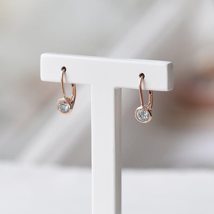 Zlaté náušnice s topásmi 72929