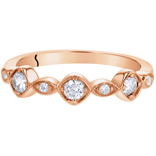 Pozlátený eternity prsteň so zirkónmi 44734