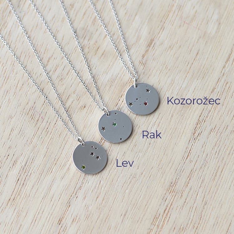 Zlatý náhrdelník so znamenim zverokruhu 74908