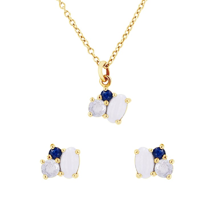 Kolekcia drahokamovych šperkov 82154