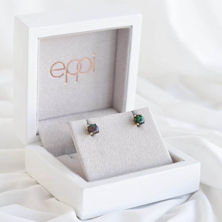 Náušnice s opálmi 93796