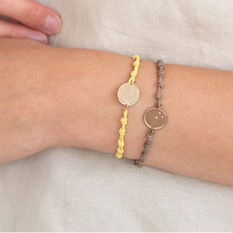 Povrázkový náramok lopta s gravírom vašej voľby Basketball 124816