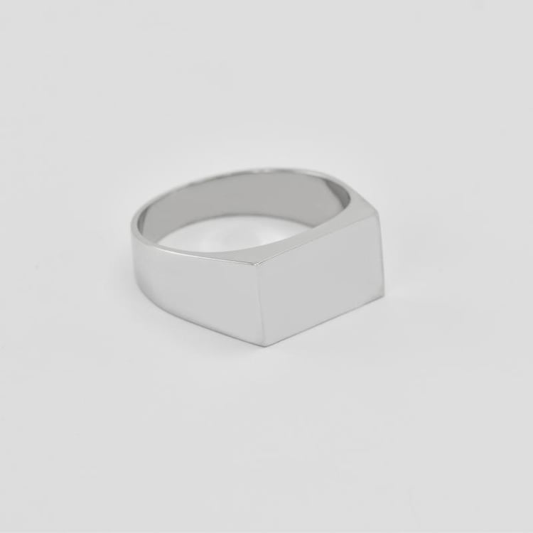 Pánský prsteň s gravírom zo zlata 39287