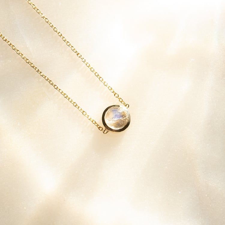 Zlatý náramok s mesačným kameňom Mathis 138019