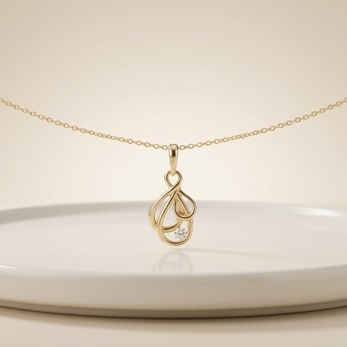 Set atypických zlatých šperkov s diamantom Malene