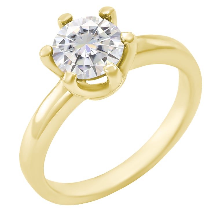 Zásnubný prsteň s moissanitom Aspyn 59374