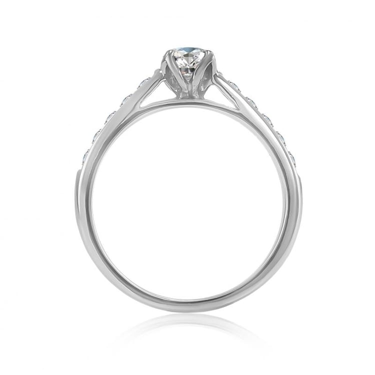 Diamantový prsteň z 18k zlata Delecia 18971