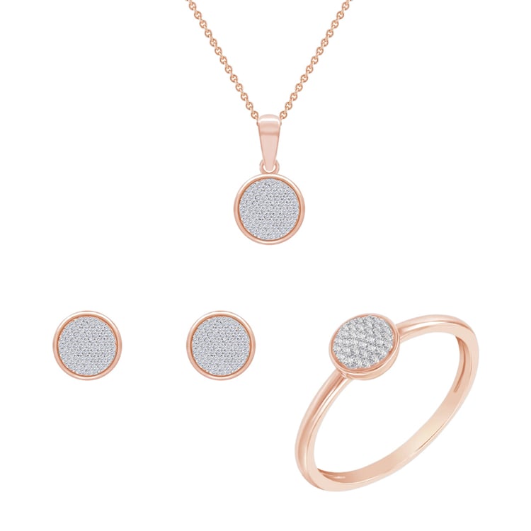 Zlatá kolekcia šperkov s diamantmi 48847