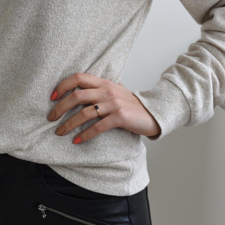 Zlatý minimalistický prsten 52361