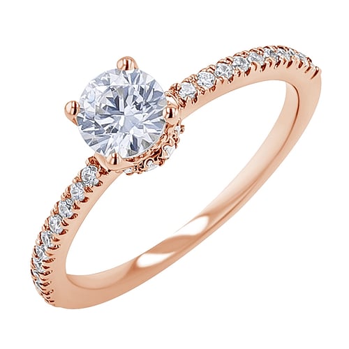 Zásnubný prsteň s lab-grown diamantmi Prisha