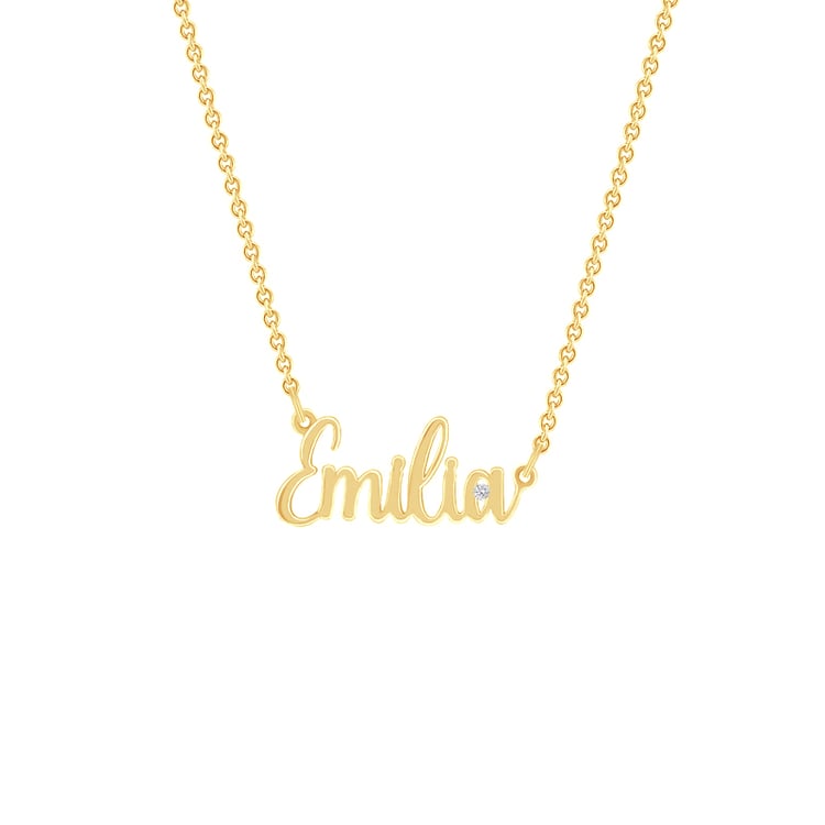 Zlatý náhrdelník s menom 69847
