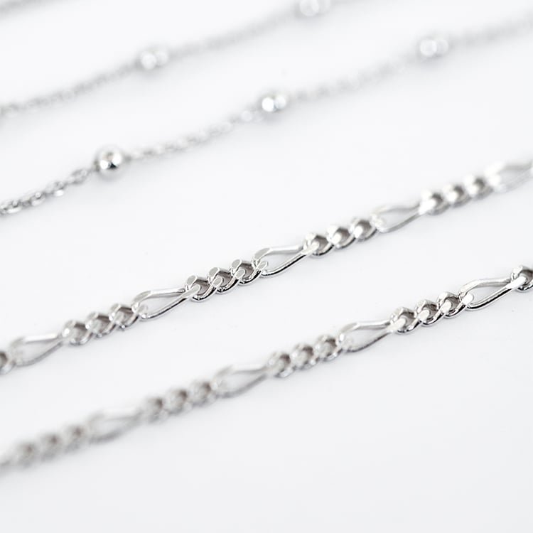 Figaro retiazka 45 cm zo striebra 129599