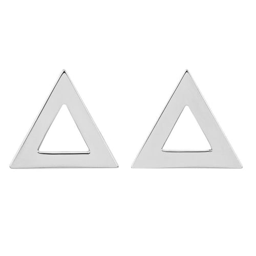 Zlaté trojuholníkové náušnice MegieTriangle