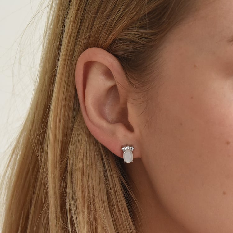 Strieborné náušnice 72645