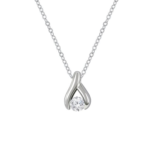 Minimalistický prívesok s diamantom Tressa