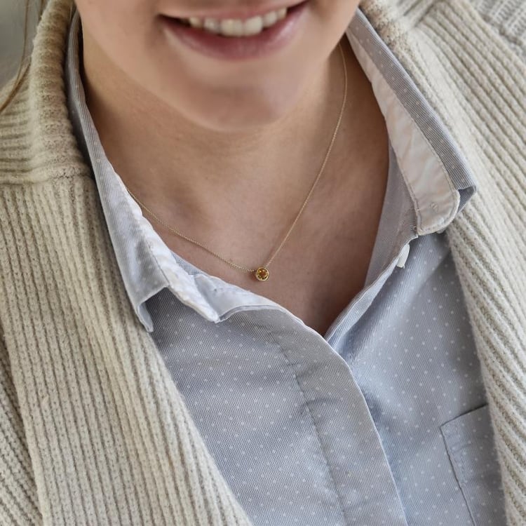 Náhrdelník z bieleho zlata Chloe 7416