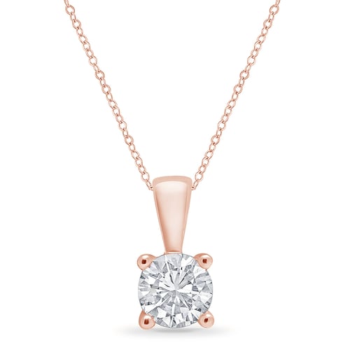 Prívesok s výberom karátovej váhy lab-grown diamantu Stacey