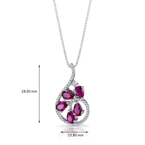 Rubínový náhrdelník Radleia 8284