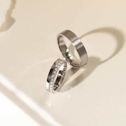 Zlatý eternity prsteň s lab-grown diamantmi Annora