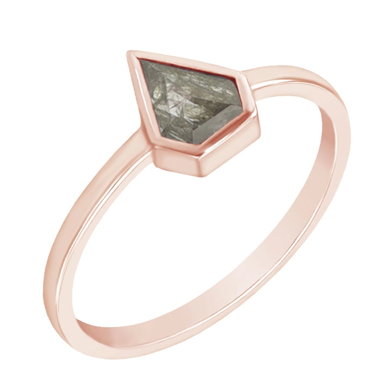 Prsten so salt and pepper diamantom Attila 97485