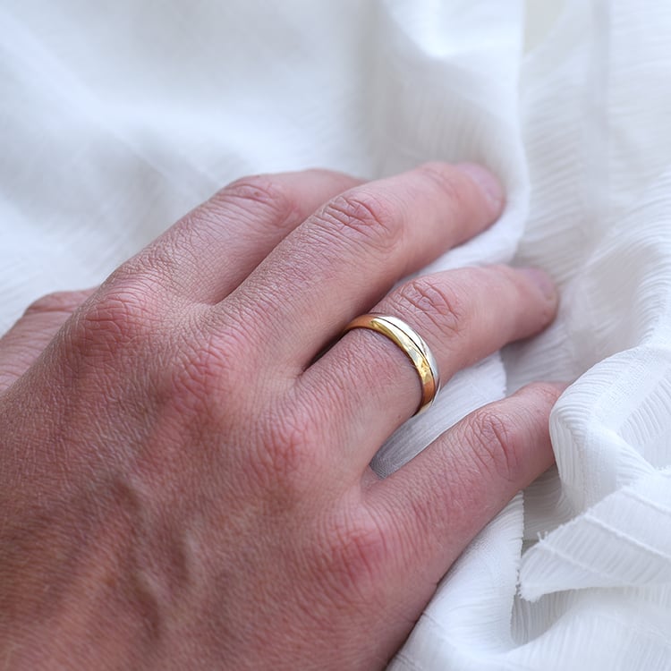 Pánsky snubný prsteň 64365