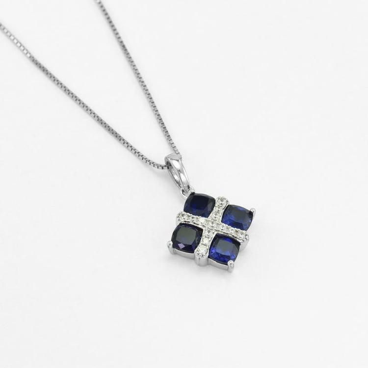 Náhrdelník so zafírmi 46725