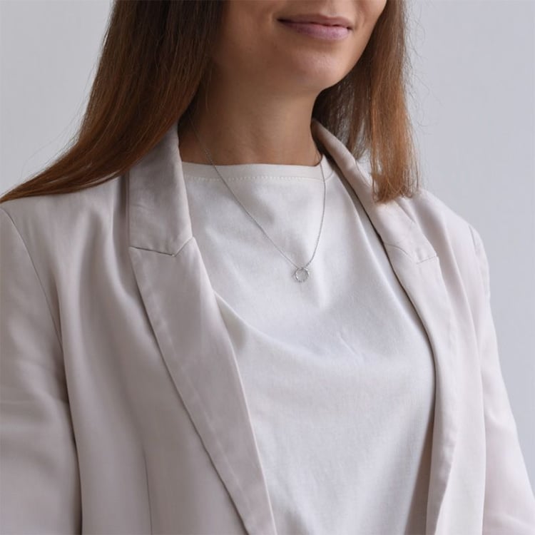 Zlatý karma prívesok s diamantmi 66393