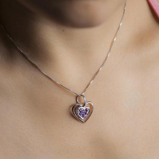 Ametystový prívesok 14327