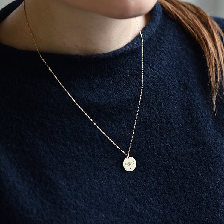 Náhrdelník s iniciály 41888