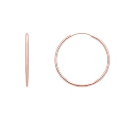 Zlaté kruhové náušnice Aliesha