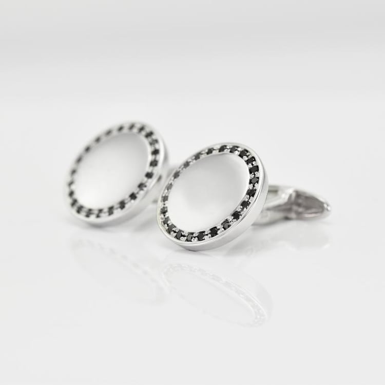 Platinové manžetové gombíky 14011