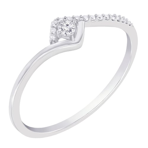 Zlatý zásnubný prsteň s lab-grown diamantmi Laurena