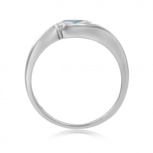 Zásnubný prsteň s 0.35ct oval diamantom Joella