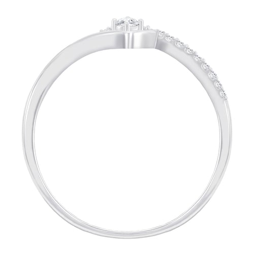 Zlatý zásnubný prsteň s lab-grown diamantmi Laurena