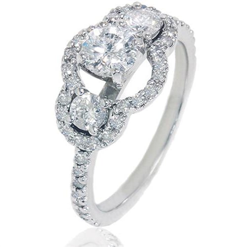 Diamantový zásnubný prsteň Lovai