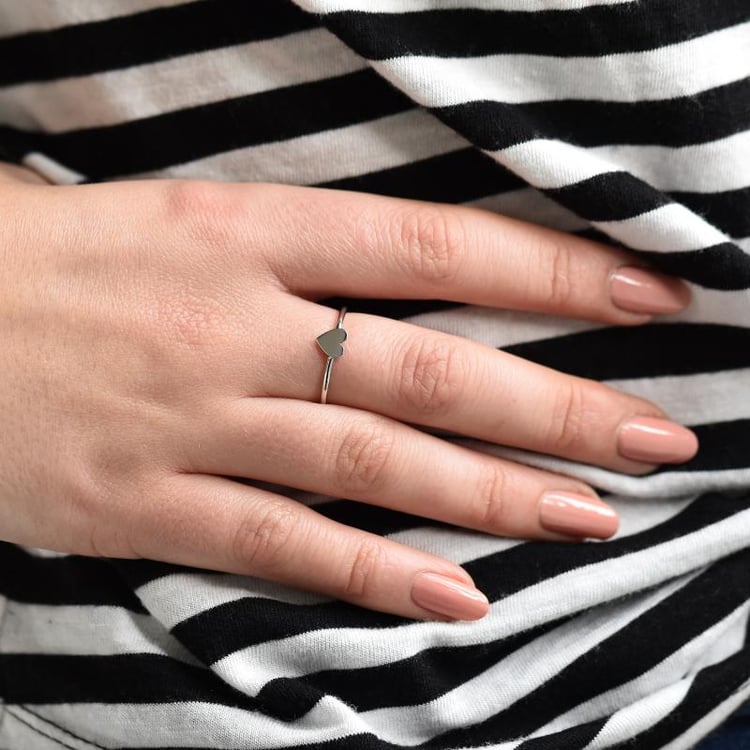 Prsteň so srdcom 40035