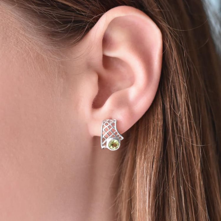 Strieborné náušnice 15394