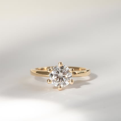Zásnubný prsteň s lab-grown diamantom Rabby