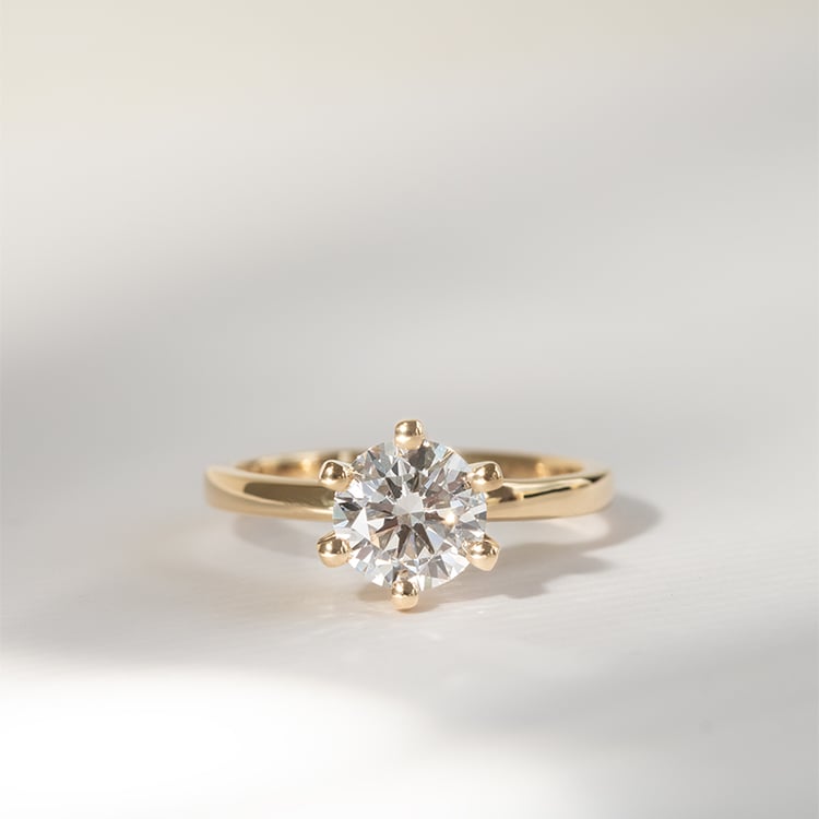 Zásnubný prsteň s lab-grown diamantom Rabby 121448