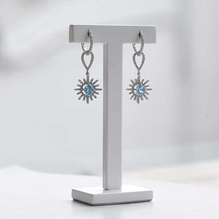 Náušnice s topásmi 73215