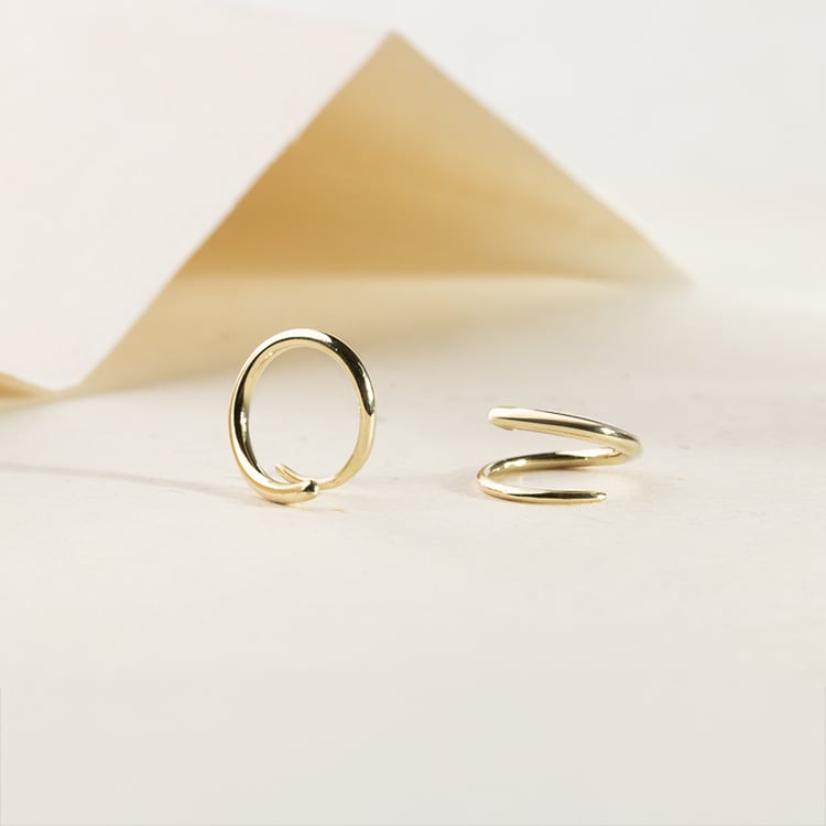 Náušnice s atypickým designem Helgi 147522